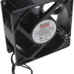 8005933110 LPH92A99-BWHR-PC, Fan Tubeaxial 100 ~ 240VAC Square - 92mm L x 92mm H Ball 68.0 CFM (1.90m³/min) 2 Wire Leads Hirschmann