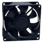 8005934291 MR9232E24B-FSR, Fan Tubeaxial 24VDC Square - 92mm L x 92mm H Ball 96.0 CFM (2.69m³/min) 2 Wire Leads Hirschmann