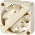 8006080298 UF3A3-500TC, Fan Tubeaxial 3VDC Square - 10mm L x 10mm H Vapo-Bearing™ 0.121 CFM (0.003m³/min) 3 Wire Leads Hirschmann