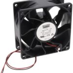 8005943845 MS9238H48B-FHR-2EM, Fan Tubeaxial 48VDC Square - 92mm L x 92mm H Ball 166.7 CFM (4.67m³/min) 2 Wire Leads Hirschmann