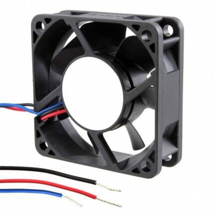 8033949945 AFB0712HB-F00, Fan Tubeaxial 12VDC Square - 70mm L x 70mm H Ball 33.2 CFM (0.930m³/min) 3 Wire Leads Hirschmann