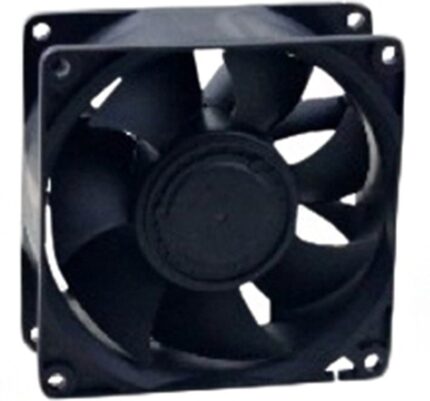 8006011795 MR9238M24B-FSR, Fan Tubeaxial 24VDC Square - 92mm L x 92mm H Ball 131.0 CFM (3.67m³/min) 2 Wire Leads Hirschmann