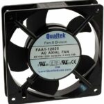 8005985491 FAA1-12025QBMT31, Fan Tubeaxial 230VAC Square - 120mm L x 120mm H Ball 71.0 CFM (1.99m³/min) 2 Terminals Hirschmann