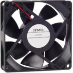 8005995403 09225VA-12Q-AL-00, Fan Tubeaxial 12VDC Square - 92mm L x 92mm H Ball 96.4 CFM (2.70m³/min) 3 Wire Leads Hirschmann
