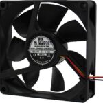 8005995634 OD8020-24HB02A, Fan Tubeaxial 24VDC Square - 80mm L x 80mm H Ball 3 Wire Leads Hirschmann