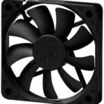 8006000790 MF60101V1-1000U-F99, Fan Tubeaxial 12VDC Square - 60mm L x 60mm H Vapo-Bearing™ 16.3 CFM (0.456m³/min) 3 Wire Leads Hirschmann