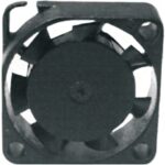 8006015752 MS2006H12D-RSR, Fan Tubeaxial 12VDC Square - 20mm L x 20mm H Sleeve 1.0 CFM (0.028m³/min) 2 Wire Leads Hirschmann