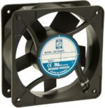 8006018212 OA180APL-22-1WB, Fan Tubeaxial 230VAC Square - 180mm L x 180mm H Ball 405.0 CFM (11.34m³/min) 2 Wire Leads Hirschmann