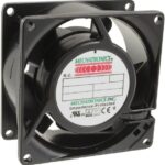 8006018305 UF80A12-BTHR, Fan Tubeaxial 115VAC Square - 80mm L x 80mm H Ball 30.0 CFM (0.840m³/min) 2 Terminals Hirschmann