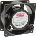8006018305 UF80A12-BTHR, Fan Tubeaxial 115VAC Square - 80mm L x 80mm H Ball 30.0 CFM (0.840m³/min) 2 Terminals Hirschmann