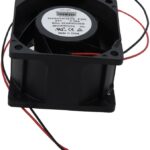 8006025677 MS6038H24B-FSR-2EM, Fan Tubeaxial 24VDC Square - 60mm L x 60mm H Ball 58.0 CFM (1.62m³/min) 2 Wire Leads Hirschmann