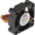 8006049788 MR3010H05B1-RSR, Fan Tubeaxial 5VDC Square - 30mm L x 30mm H Ball 6.4 CFM (0.179m³/min) 3 Wire Leads Hirschmann