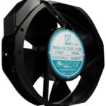 8006054982 OA172SAPL-11-3TB, Fan Tubeaxial 115VAC Rectangular/Rounded - 172mm L x 150mm H Ball 103.0 CFM (2.88m³/min) 2 Terminals Hirschmann
