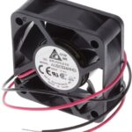 8006055969 AUB0524HHD, Fan Tubeaxial 24VDC Square - 50mm L x 50mm H Superflo 18.3 CFM (0.512m³/min) 2 Wire Leads Hirschmann