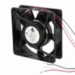 8006061840 19031636A, Fan Tubeaxial 24VDC Square - 127mm L x 127mm H Ball 150.0 CFM (4.20m³/min) 3 Wire Leads Hirschmann