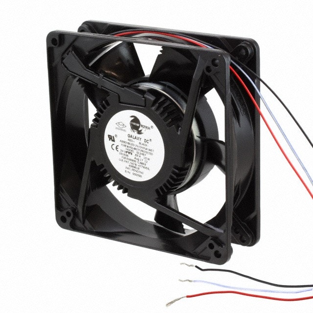 doc049620525 8006061840 19031636A, Fan Tubeaxial 24VDC Square - 127mm L x 127mm H Ball 150.0 CFM (4.20m³/min) 3 Wire Leads Hirschmann — изображение 1