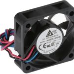 8006065282 AUB0512HHB-F00, Fan Tubeaxial 12VDC Square - 50mm L x 50mm H Superflo 16.2 CFM (0.454m³/min) 3 Wire Leads Hirschmann