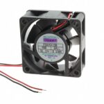 8006066981 F6025X12B-RSR, Fan Tubeaxial 12VDC Square - 60mm L x 60mm H Ball 27.0 CFM (0.756m³/min) 2 Wire Leads Hirschmann