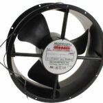 8006138023 UF25GC12/23-BWHR, Fan Tubeaxial 115/230VAC Round - 254mm Dia Ball 550.0 CFM (15.40m³/min) 2 Wire Leads Hirschmann