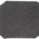 8006080608 09325-M/60, 80mm Sq Fan Replacement Filter Element Plastic Hirschmann