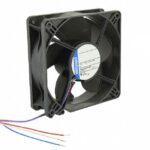 8006049524 4414/2N-522, Fan Tubeaxial 24VDC Square - 119mm L x 119mm H Ball 120.7 CFM (3.38m³/min) 3 Wire Leads Hirschmann