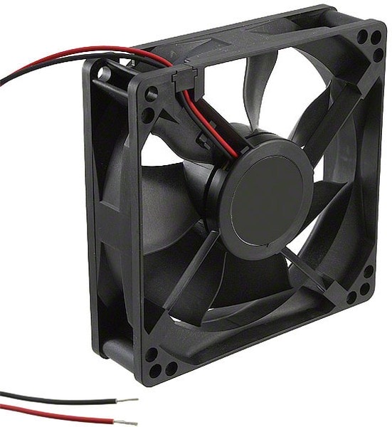 doc049645861 8007000120 09225SA-24M-AA-00, Fan Tubeaxial 24VDC Square - 92mm L x 92mm H Ball 48.4 CFM (1.35m³/min) 2 Wire Leads Hirschmann — изображение 1