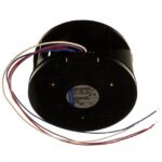 8006098909 RER101-36/12N/2HHPR-181, Fan Motorized Impellers 12VDC Round - 101mm Dia Ball 112.0 CFM (3.14m³/min) 4 Wire Leads Hirschmann