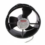 8006099164 UF25GC12-BWHR-L24, Fan Tubeaxial 115VAC Round - 254mm Dia Ball 550.0 CFM (15.40m³/min) 2 Wire Leads Hirschmann