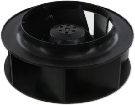 8006105511 R2E225-BD40-28, Fan Motorized Impellers 115VAC Round - 225mm Dia Ball 4 Wire Leads with Splice Terminals Hirschmann