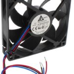 8045600723 AFB0924VHD-F00, DC Fans Tubeaxial Fan, 92x20mm, 24VDC, Ball, 3x Lead Wire, Lock Rotor Sensor, Tachometer Hirschmann