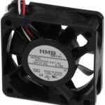 8006110500 06020SA-24T-AL-00, Fan Tubeaxial 24VDC Square - 60mm L x 60mm H Ball 3 Wire Leads Hirschmann
