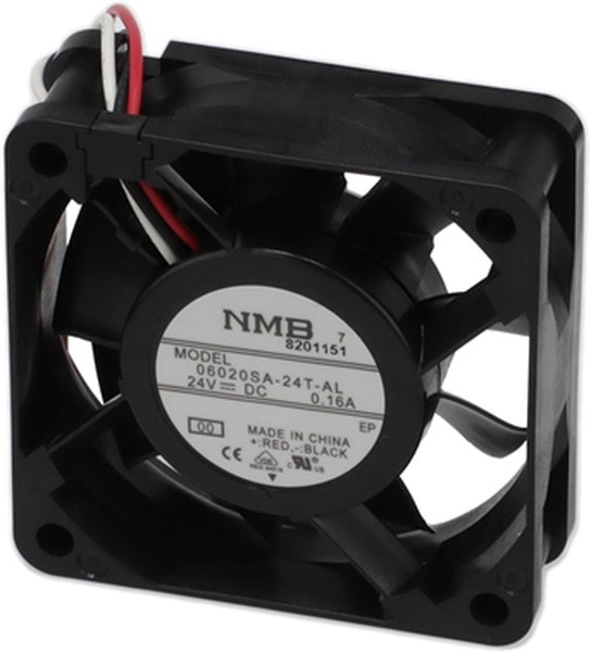 doc049656749 8006110500 06020SA-24T-AL-00, Fan Tubeaxial 24VDC Square - 60mm L x 60mm H Ball 3 Wire Leads Hirschmann — изображение 1