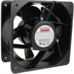 8006114524 UF18JC12-BTHR4, Fan Tubeaxial 115VAC Square - 180mm L x 180mm H Ball 460.0 CFM (12.88m³/min) 2 Terminals Hirschmann