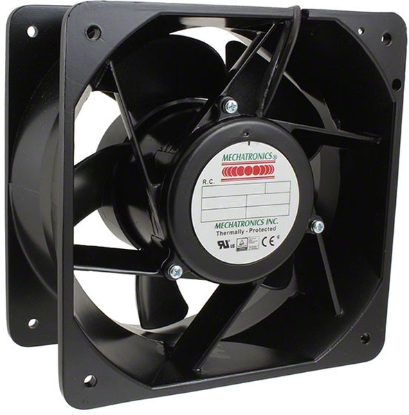 doc049658324 8006114524 UF18JC12-BTHR4, Fan Tubeaxial 115VAC Square - 180mm L x 180mm H Ball 460.0 CFM (12.88m³/min) 2 Terminals Hirschmann — изображение 1