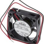 8006115367 04010SS-12N-AA-00, Fan Tubeaxial 12VDC Square - 40mm L x 40mm H Sleeve 6.7 CFM (0.188m³/min) 2 Wire Leads Hirschmann