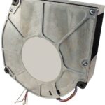 8006118421 19032364A, Fan Blower 24VDC Rectangular/Rounded - 160.7mm L x 161.3mm H Ball 60.0 CFM (1.68m³/min) 3 Wire Leads Hirschmann