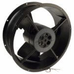 8006121114 19031573A, Fan Tubeaxial 24VDC Round - 254mm Dia Ball 550.0 CFM (15.40m³/min) 2 Wire Leads Hirschmann