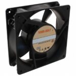 8006133279 4715FS-12T-B20-D00, Fan Tubeaxial 115VAC Square - 119mm L x 119mm H Ball 80.0 CFM (2.24m³/min) 2 Terminals Hirschmann