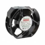 8006138862 UF15PC12-BTHR, Fan Tubeaxial 115VAC Rectangular/Rounded - 172mm L x 150mm H Ball 226.0 CFM (6.33m³/min) 2 Terminals Hirschmann