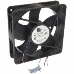 8006142229 19030599A, Fan Tubeaxial 24VDC Square - 120mm L x 120mm H Ball 102.0 CFM (2.86m³/min) 3 Wire Leads Hirschmann