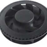 8006142382 MSI1225H24B-BBR, Fan Motorized Impellers 24VDC Round - 120mm Dia Ball 58.0 CFM (1.62m³/min) 2 Wire Leads Hirschmann