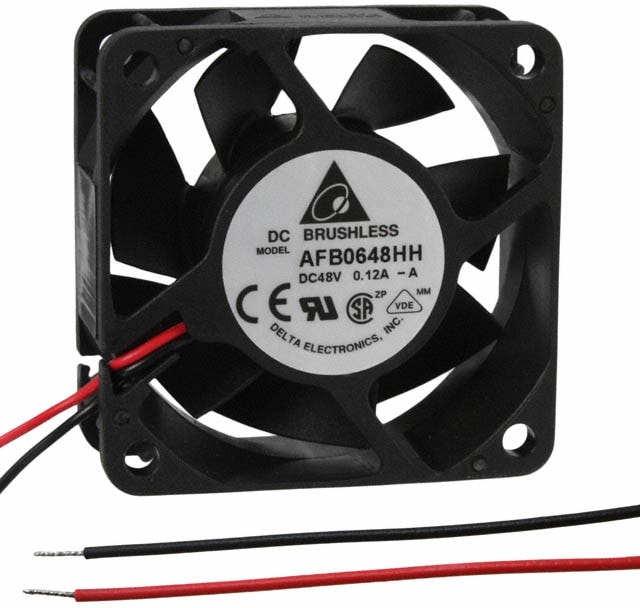doc049669574 8007845230 AFB0648HH-A, DC Fans DC Tubeaxial Fan, 60x25mm, 48VDC, Ball Bearing, Lead Wires Hirschmann — изображение 1