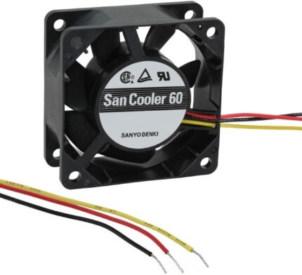 8007351443 9A0612G401, DC Fans DC Axial Fan, 60x60x25mm, 12VDC, Tachometer Hirschmann