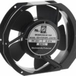 8006151467 OD172SAPL-24HTB, Fan Tubeaxial 24VDC Rectangular/Rounded - 172mm L x 150mm H Ball 225.0 CFM (6.30m³/min) 2 Terminals Hirschmann