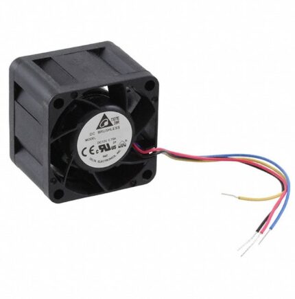 8006154094 FFB03612EHNYCL, Fan Tubeaxial 12VDC Square - 36mm L x 36mm H Ball 21.0 CFM (0.588m³/min) 4 Wire Leads Hirschmann