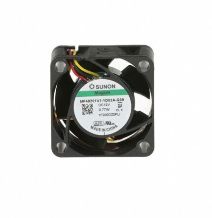 8006178412 4508HQ/MF40201V1- 1D02A-G99, Fan Tubeaxial 12VDC Square - 40mm L x 40mm H Vapo-Bearing™ 8.2 CFM (0.230m³/min) Hirschmann