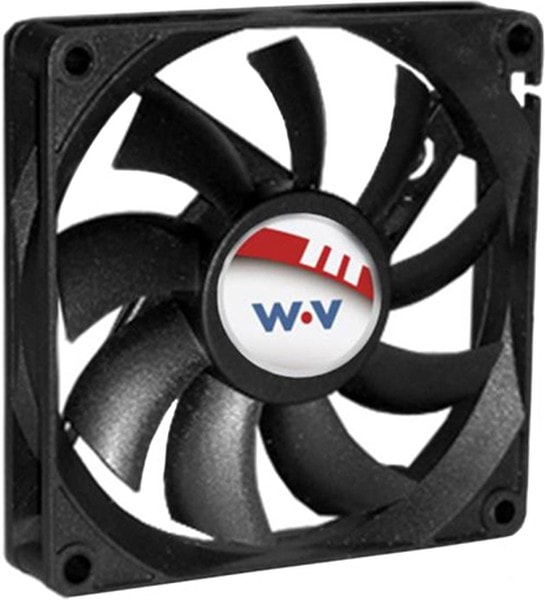 doc049695790 8033819593 DC0801512U2B-BT0, Fan Tubeaxial 12VDC Square - 80mm L x 80mm H Ball 45.2 CFM (1.27m³/min) 4 Wire Leads Hirschmann — изображение 1