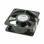 8006185376 UF12A12-BTHNSR, Fan Tubeaxial 115VAC Square - 120mm L x 120mm H Ball 106.0 CFM (2.97m³/min) 2 Terminals Hirschmann