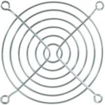 8006187054 FG-9, 92mm Sq Fan Finger Guard Metal 6 Rings Hirschmann