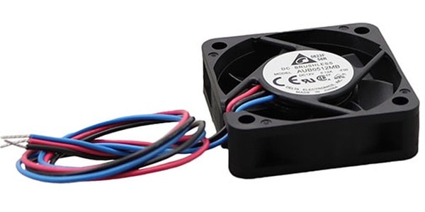 doc049699385 8006192331 AUB0512MB-F00, Fan Tubeaxial 12VDC Square - 50mm L x 50mm H Superflo 12.4 CFM (0.347m³/min) 3 Wire Leads Hirschmann — изображение 1